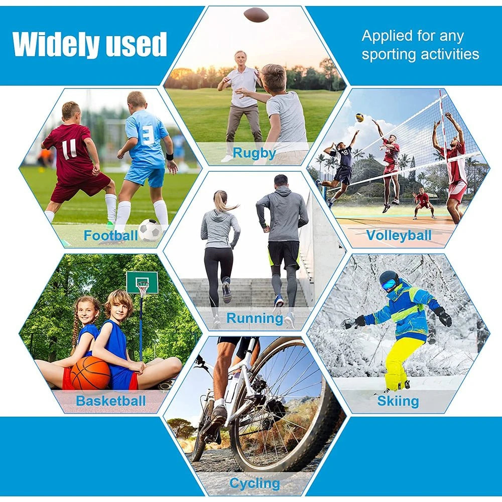 1Pair Sport Full Leg Compression Sleeves Knee Braces Support Protector for Weightlifting Arthritis Joint Pain Relief Muscle Tear